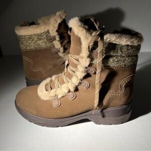 Women’s Shoes EU 39.5 / US 8.5 Warm Faux Fur Lined Brown Winter Boots